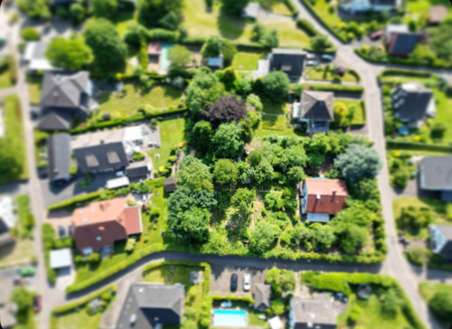 Übersicht des gesamten Grundstücks - Grundstück in Gummersbach zum Kaufen