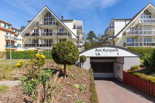 Die gepflegte Aussenanlage vom Kurpark - 