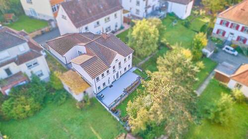 Vogelperspektive - 5 Zimmer Einfamilienhaus zum Kaufen in Rockenhausen