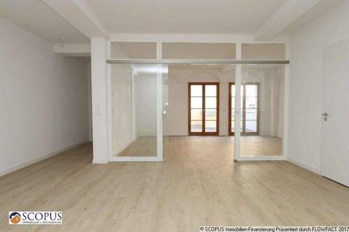 Blick vom Wohnbereich zur Küche - 