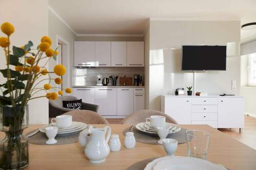 Die voll ausgestattete Einbauküche - 