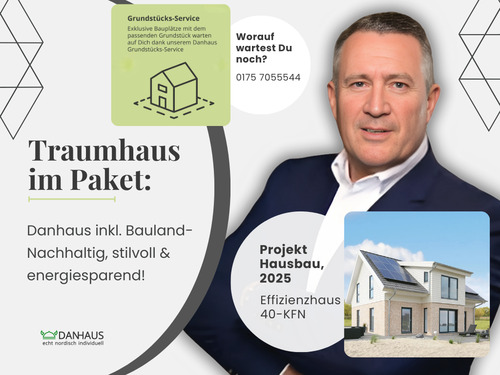 Ihr Traumhaus mit Danhaus - Schlüsselfertiges Haus mit Keller am Hang zum Verkauf!