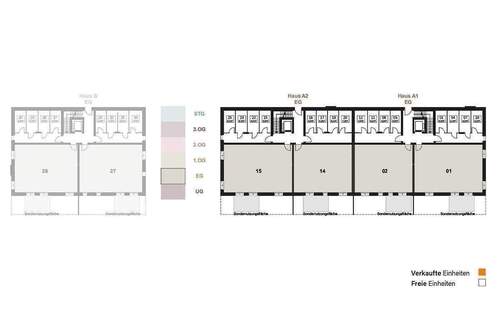 Geschossübersicht Erdgeschoss - 