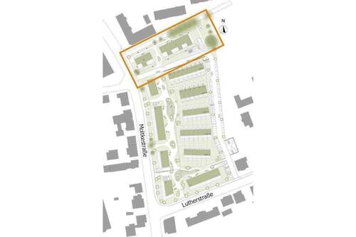 Lageplan - 3 Zimmer Terrassenwohnung in Schleswig