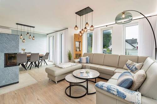 Der lichtdurchflutete Wohnbereich - 