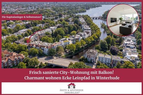 Maria-Louisen-Straße 4, WG 5 (1) - Frisch sanierte 2-Zimmer-Wohnung mit Balkon - charmant wohnen Ecke Leinpfad in Winterhude