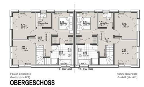 Obergeschoss - Doppelhaushälfte mit 112,00 m&sup2; in Hamburg zum Kaufen