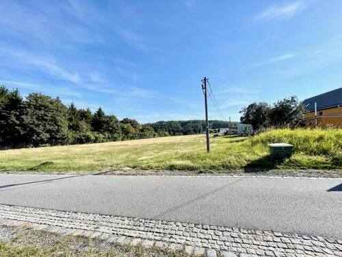 Blick - Grundstück in Steina