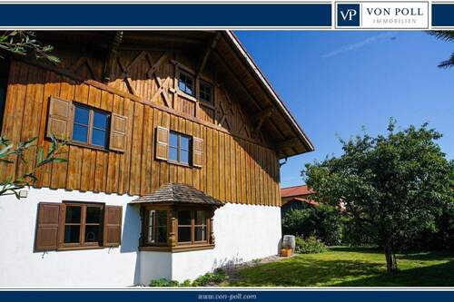 Westansicht - Doppelhaushälfte im bayerischen Landhausstil