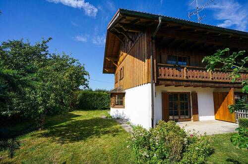 Südansicht - 5 Zimmer Doppelhaushälfte in Wessobrunn