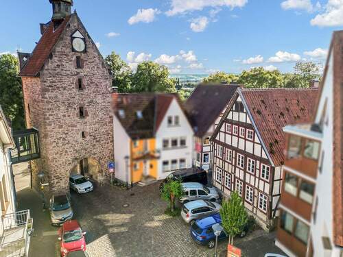 Hausansicht - *Provisionsfrei* Charmantes Fachwerkhaus mit großem Potenzial im Herzen von Blomberg