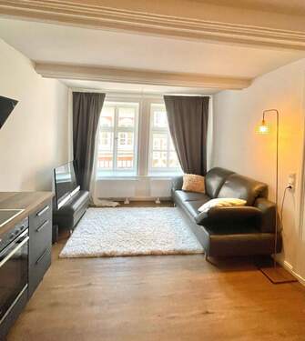 Wohnzimmer - 2 Zimmer Etagenwohnung zur Miete in Stade