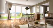 Wohnzimmer - Bungalow mit 76,80 m² in Dambeck zum Kaufen