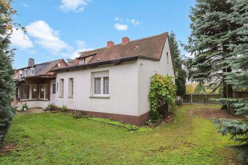 Rückansicht - Ländlicher Wohntraum an der Elbe - Einfamilienhaus mit Charme und großem Grundstück