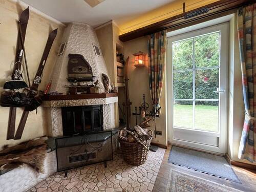 Kamin mit Außenzugang - 