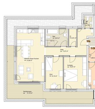 Haus B Penthouse links - 