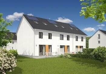 Reihenhaus-links-Gartenansicht - Zentrales Wohnen im geräumigem Reiheneckhaus auf sonnigem Grundstück ideal für Sie und Ihre Familie -S-Bahn Nähe -München-Neuaubing