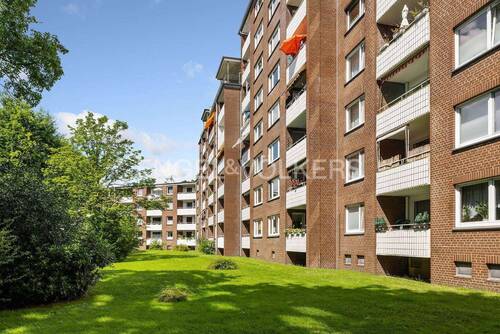 Wohnanlage Rückseite - Etagenwohnung mit 42,60 m² in Kaltenkirchen zum Kaufen