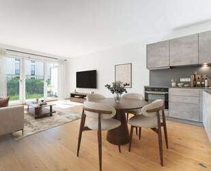 Neuwertige 3-Zimmer-Gartenwohnung mit Terrasse, zwei Gärten & hochwertiger Ausstattung - Taufkirchen Bergham