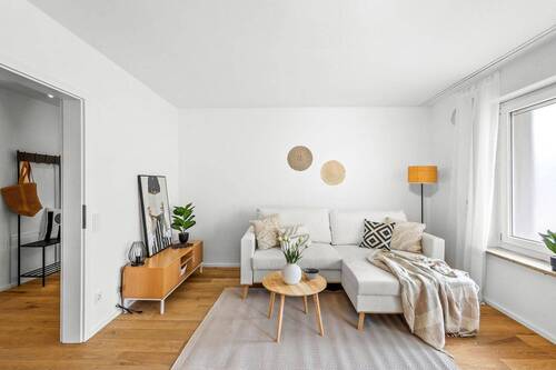 Wohnzimmer - 3 Zimmer Etagenwohnung zum Kaufen in Ingolstadt Haunwöhr