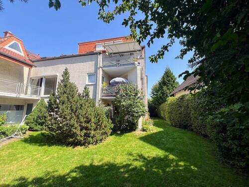 Gartenansicht - Etagenwohnung mit 65,90 m² in Braunschweig zum Kaufen