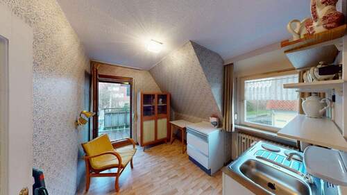 Küche - Arbeiten mit Balkon im DG - 