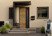 Reihenhaus-Mainz-Hauseingang - 6 Zimmer Reihenmittelhaus zum Kaufen in München