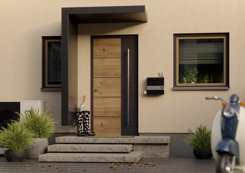 Reihenhaus-Mainz-Hauseingang - 6 Zimmer Reihenmittelhaus zum Kaufen in München