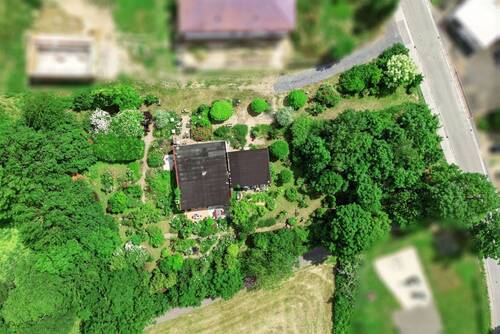 Vogelperspektive - Einfamilienhaus mit 156,00 m² in Diera-Zehren zum Kaufen