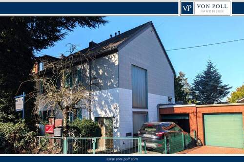 Frontansicht Titelbild - Wohnen, leben, investieren - Dreifamilienhaus mit großzügigem Garten