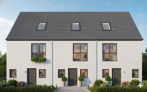 Eingangsansicht - Reihenendhaus mit 122,00 m² in Gauting zum Kaufen