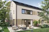 Terrasse Tag - Moderne Neubau Doppelhaushälfte in Ottobrunn