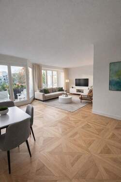 HOMESTAGING Wohnbereich (KI-generiert) (2) - Etagenwohnung mit 133,00 m&sup2; in Hamburg zur Miete