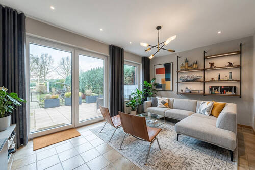 KI unterstützte Inspiration des Wohnzimmers - 