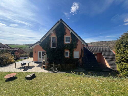 Garten/Rückseite/Terasse - Einfamilienhaus mit 185,00 m&sup2; in Kirchheim zum Kaufen