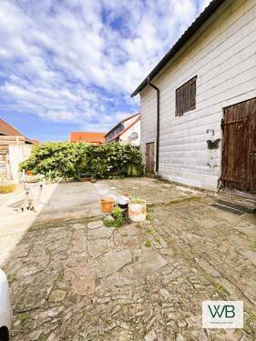 Terrasse - Altes Fachwerkhaus mit Denkmalschutz in Grafhorst