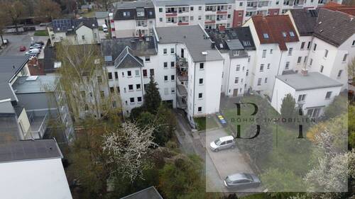 Drohnenansicht - Etagenwohnung mit 104,30 m&sup2; in Gera zum Kaufen