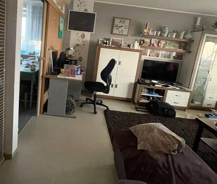 Wohnzimmer - Etagenwohnung mit 72,40 m&sup2; in Hanau zum Kaufen