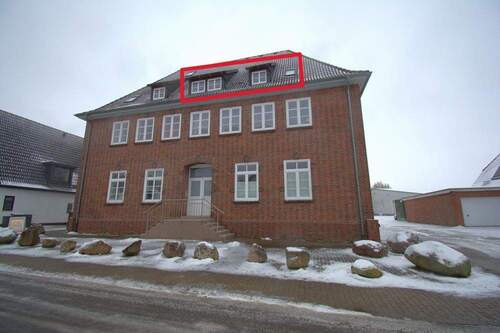 Vorderansicht - Wohnen über den Dächern von Wesselburen - Eigentumswohnung in ruhiger Wohnlage