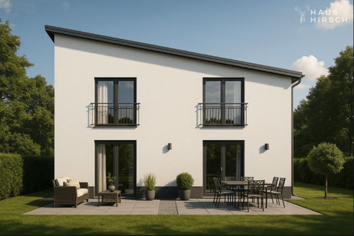 Ansicht Gartenseite - Visualisierung - 