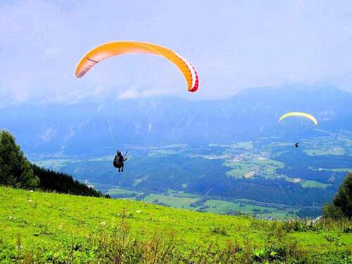 Paragliding vor der Tür - 