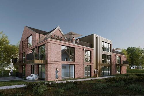 Außenansicht - Erstklassige Ferienwohnung in Kellenhusen mit Südwest-Terrasse! KFW40EE