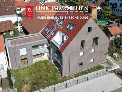 LINK Immobilien GmbH - Modernes Wohnen mit Wohlfühlcharakter - großzügige 3-Zi.-Wohnung in zentraler Lage von Echterdingen