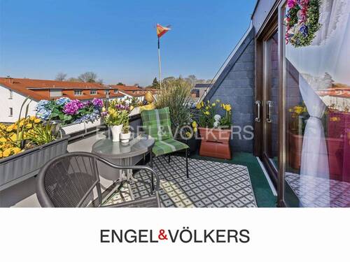 Titelbild mit Logo - Zentrale 3-Zimmer-Wohnung mit Weitblick