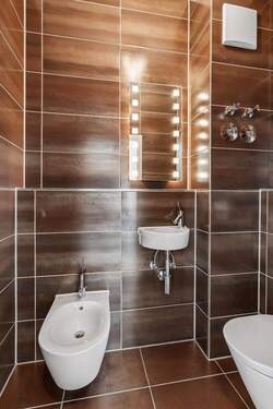 WC mit Bidet - Etagenwohnung mit 74,90 m&sup2; in Remseck am Neckar / Pattonville zum Kaufen