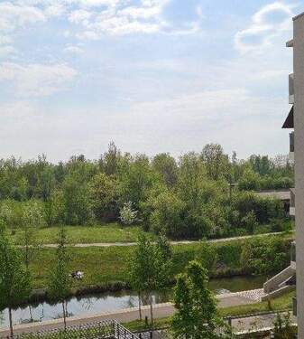 Blick vom Balkon - 4 Zimmer Etagenwohnung in Leipzig