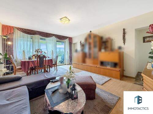 Wohnzimmer - Etagenwohnung mit 50,00 m² in Bad Kreuznach zum Kaufen