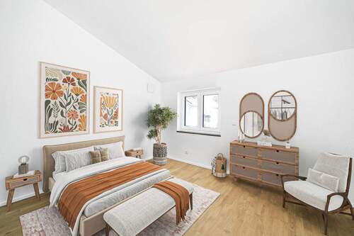 Schlafzimmer - Energetische Doppelhaushälfte in sehr guter Lage