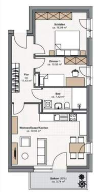 Wohnung 18 - 3 Zimmer Etagenwohnung zum Kaufen in Kaarst / Büttgen