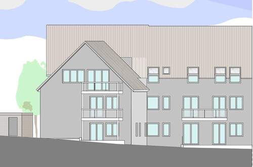 Ansicht - Neubauprojekt 3 ½ - Zimmer-Wohnung im EG mit Terrasse und TG-Stellplatz